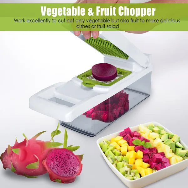 12 In 1 Vegetable Chopper With Container