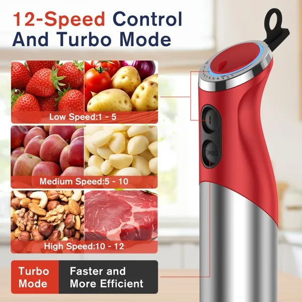 5-in-1 Handheld Immersion Blender