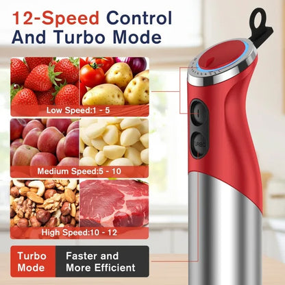 5-in-1 Handheld Immersion Blender