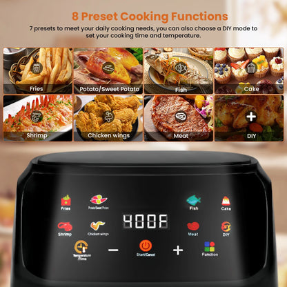 7.5QT Digital Touch Screen Air Fryer