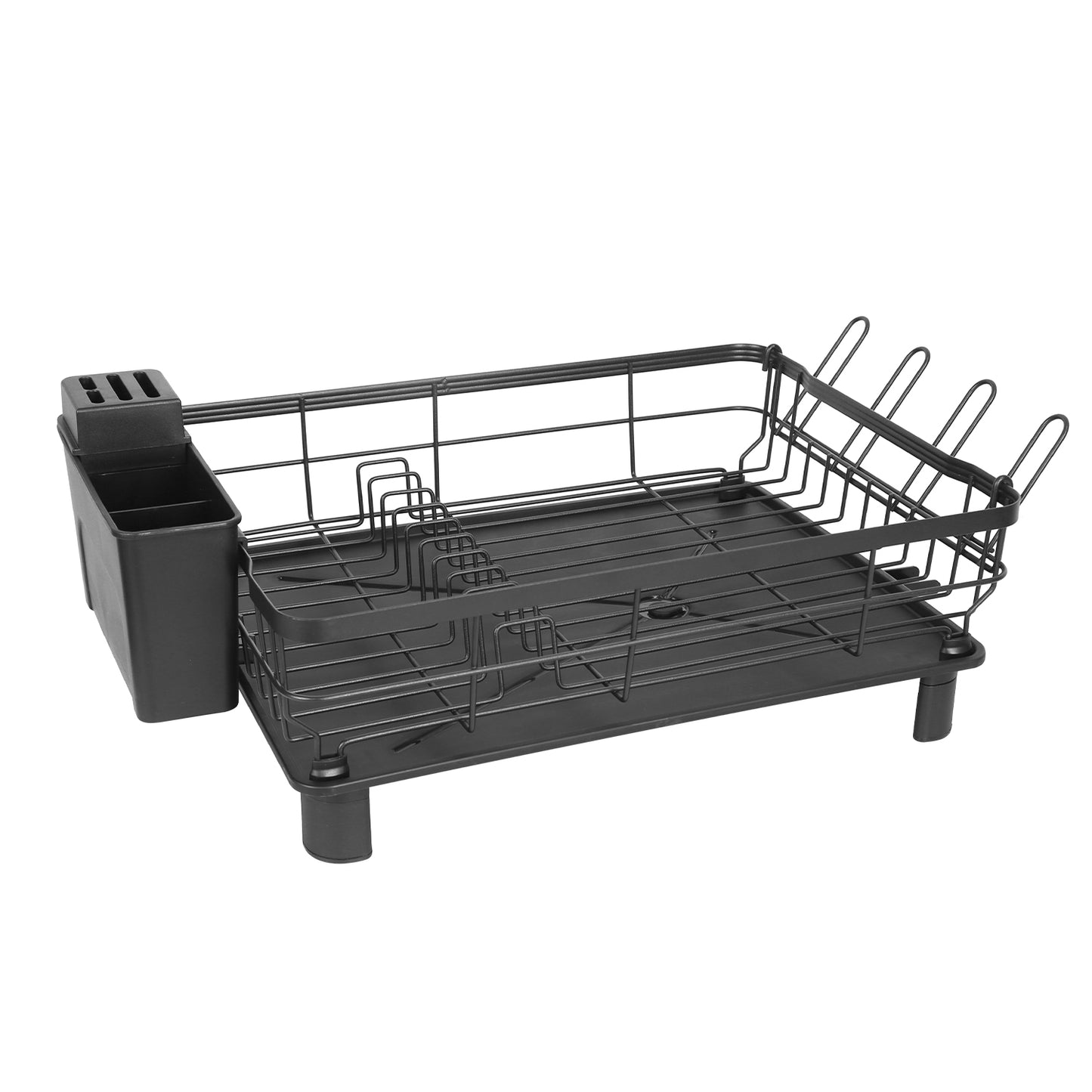Dish Drying Rack with Drain Board