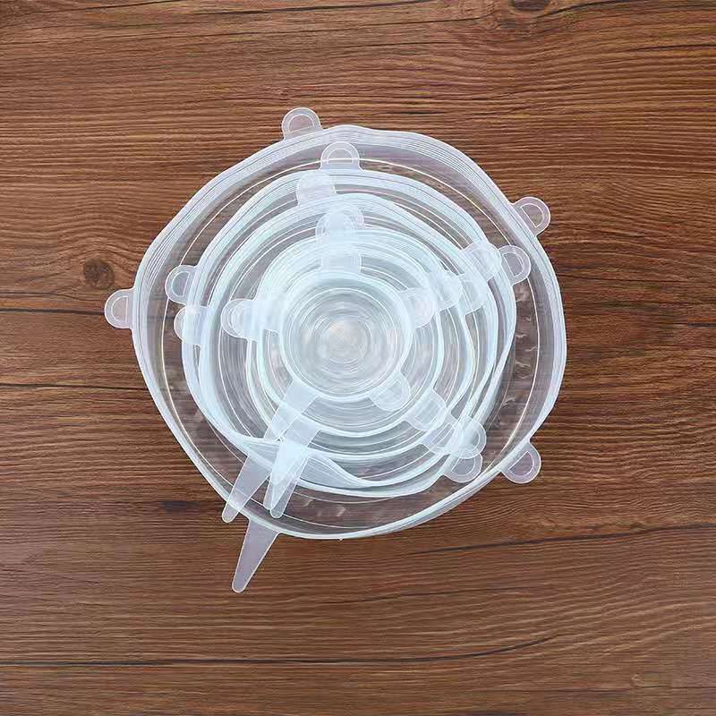 6Pcs Silicone Stretch Lids