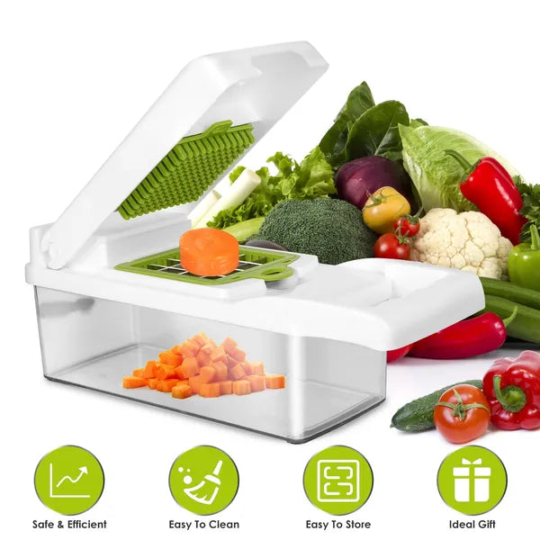 12 In 1 Vegetable Chopper With Container