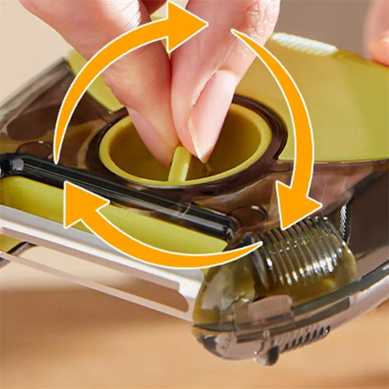 3-in-1 Stainless Steel Peeler & Shredder