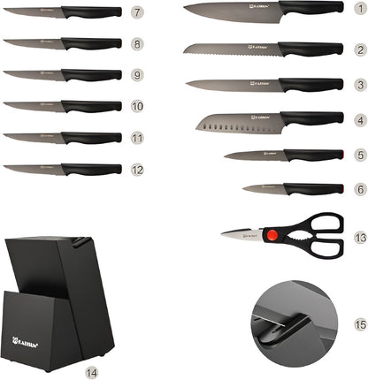 15-Piece Knife Set
